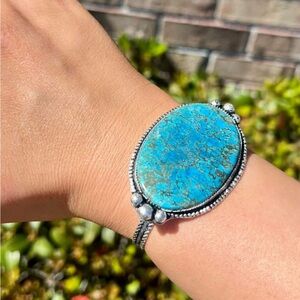 Turquoise Silver Women's Bracelet
